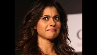 Kajol's Laughter Day Tumbles