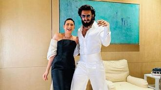 Karisma Kapoor Meets Ranveer Singh At Store Launch Event