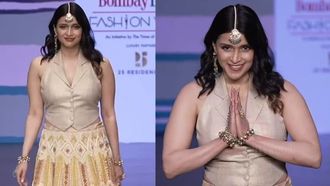 Mannara Chopra Stuns At Fashion Week