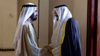 محمد بن راشد يلتقي منصور بن زايد