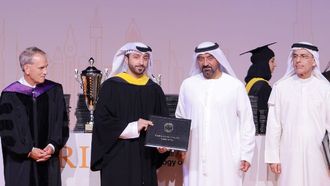 Sheikh Ahmed Bin Saeed Attends RIT-Dubai Graduation Ceremony