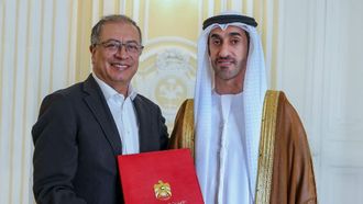UAE Ambassador Meets Colombia President
