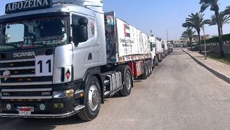 UAE Convoy Delivers Gaza Aid