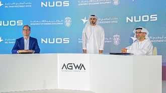 NUOS, AGWA Abu Dhabi Partner For Alternative Production Facility