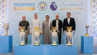 Man City's Premier League Celebration