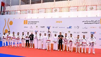 Mansoor Bin Mohammed Honours Winners In Jiu-Jitsu Cup