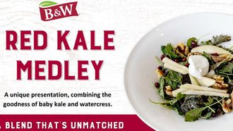 New Red Kale Medley By B&W