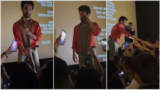 Saraf Surprises Fans At Movie Show