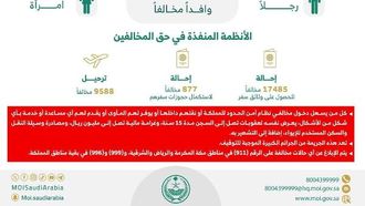 الحملة السعودية تضبط 10,917 مخالفاً