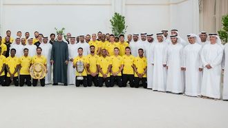 تكريم نادي الوصل من قبل رئيس دولة الإمارات العربية المتحدة