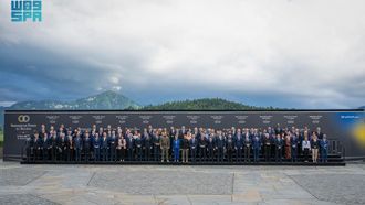 Saudi Delegation At Ukraine Talks