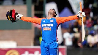 Sharma's Century Powers India's Win