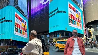 'Be A Man, Yaar' Lights Up Times Square