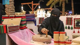 الحرف التراثية في مهرجان بيت حائل