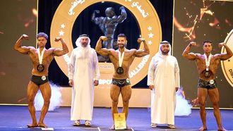 الإعلان عن الفائزين في كمال الأجسام في دبا