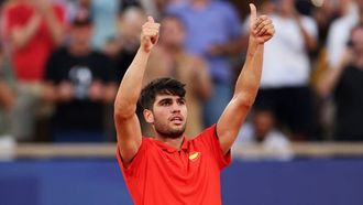 Alcaraz Advances In Olympics