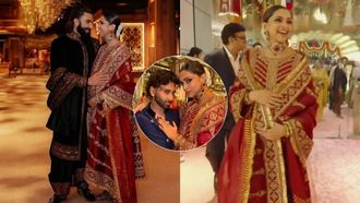 Deepika's Elegant Look At Ambani Wedding