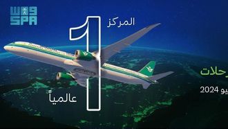 الخطوط السعودية تتصدر الالتزام بالمواعيد