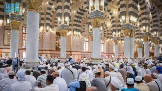 1.3 مليون حاج في المسجد النبوي