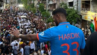 Pandya's Vadodra Road Show For T20 Win