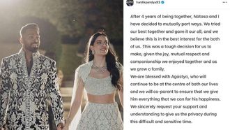 Pandya, Stankovic Announce Split