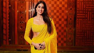 Janhvi Kapoor's Yellow Saree Look