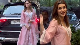 Kriti Sanon's Pink Kurta Style