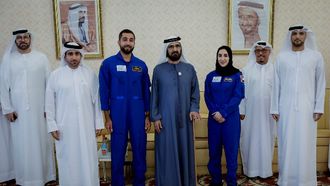 MBZ-SAT Launch Talks With Sheikh Mohammed