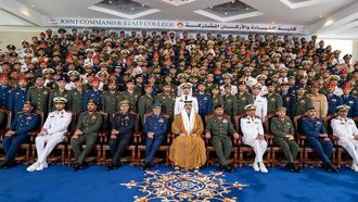 ولي العهد يشهد حفل التخرج العسكري