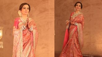 Nita Ambani's Elegant Reception Look