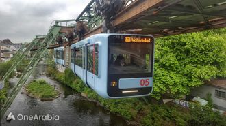 قطار Schwebebahn الفريد في فوبرتال