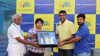Ashwin Inspires At CSK Academy Salem