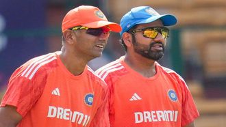 Sharma's Farewell To Dravid