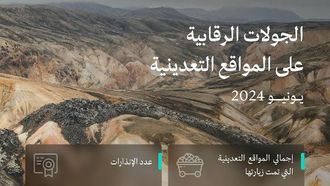 مواقع التعدين السعودية التي تم رصدها في يونيو