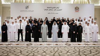 UAE Top Students Honoured By Sheikh Mohammed