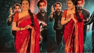 Shraddha In Red Saree For Stree 2