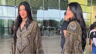 Shruti Haasan's Chic Airport Fashion