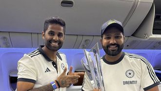 Yadav's Bhangra For T20 Cup Win