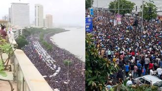 Team India's Victory Parade In Mumbai