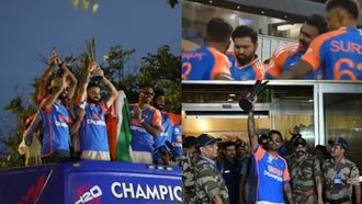 India's T20 Victory Parade Highlights
