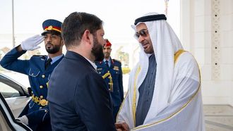 الإمارات تستقبل رئيس تشيلي