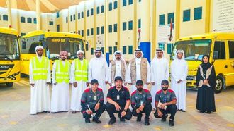 حافلات مدرسية أكثر أمانا في عجمان