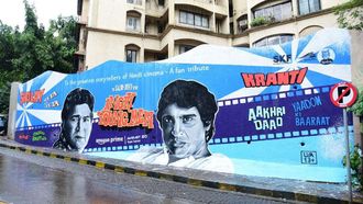 Salim-Javed Honoured In Bandra Mural