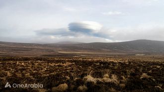 حلقة سوداء تظهر في سماء ولاية أمريكية