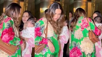 Deepika In Sabyasachi For Dinner