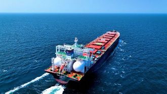 سفينة الغاز الطبيعي المسال التابعة لشركة الإمارات العالمية للألمنيوم تحمل البوكسيت