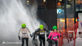 تحدي المحارب الجليدي الخامس عشر في سكي دبي