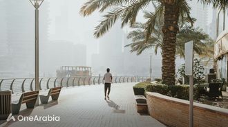 تنبيه باللون البرتقالي في الإمارات العربية المتحدة بسبب الغبار