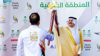 جولة شعلة دورة الألعاب السعودية 2024