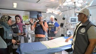 مستشفى الإمارات ومنظمة الصحة العالمية تساعدان غزة